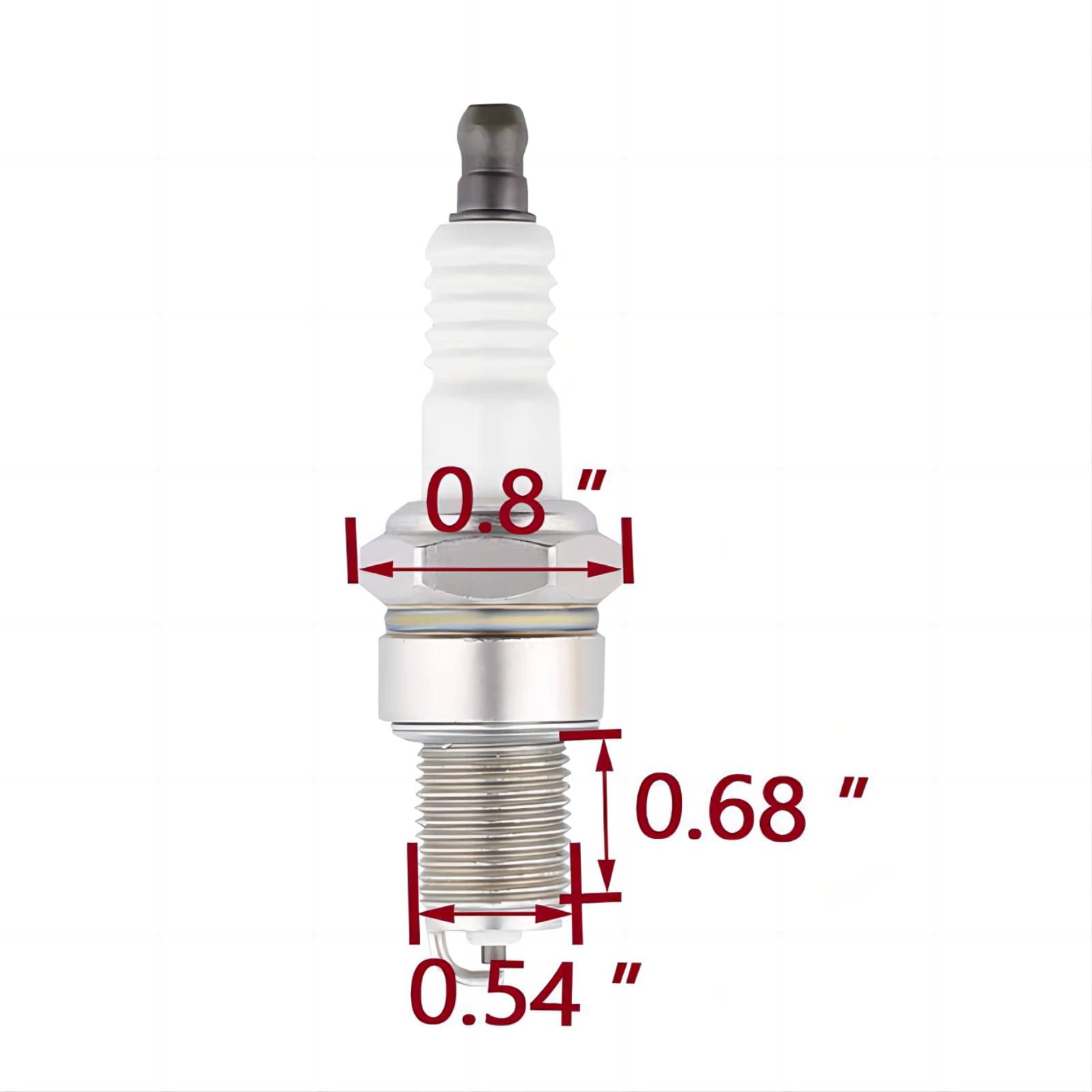 2 PCS F6RTC Spark Plug Compatible with MTD 951-10292 751-10292 Torch Engine 131-039 - Replacement for Lawn Mower, Generator & Small Engine Tune-Up | Ideal for Outdoor Power Equipment Maintenance