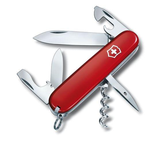 Victorinox Swiss Army Knife Spartan - 12 Functions, Stainless Steel Pocket Knife for Camping, Hiking & Everyday Carry (EDC) | Compact Multi-Tool with Scissors, Screwdriver & Bottle Opener