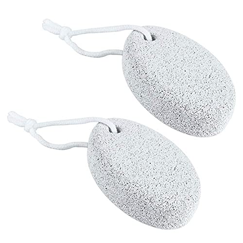 FAMEZA 2 Pack Foot Grinding Stone for Dead Skin & Callus Removal - Pedicure Tool for Smooth Feet - Perfect for Home Spa, Pedicure & Foot Care Routine