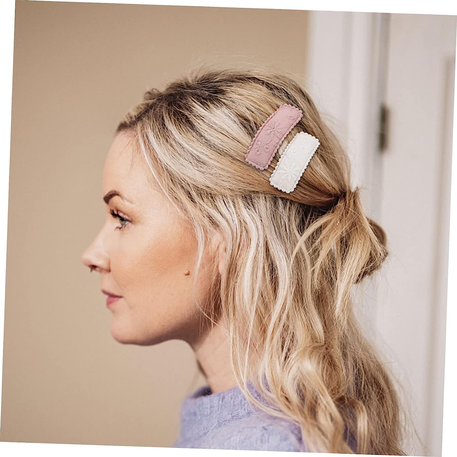 MIFANI 10 Pairs Hair Pins & Clips for Women - Snap Hair Clips for Thick Hair, Lace Hair Accessories for Teen Girls & Women - Perfect for Weddings, Parties & Everyday Styling