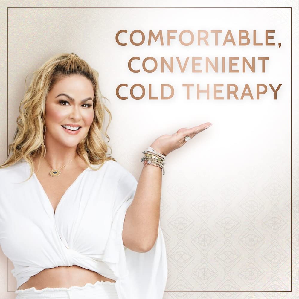 Ashley Black FasciaBlaster KryoMat - Reusable Ice & Heat Therapy Pack for Back, Shoulders, Leg Pain Relief - 31.75