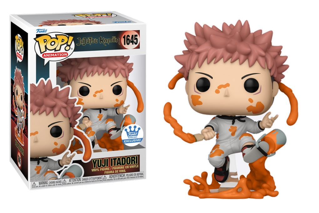 Jujutsu Kaisen Yuji Itadori with Paint Funko Pop! Vinyl Figure - Anime Collectible for Display & Gift Giving