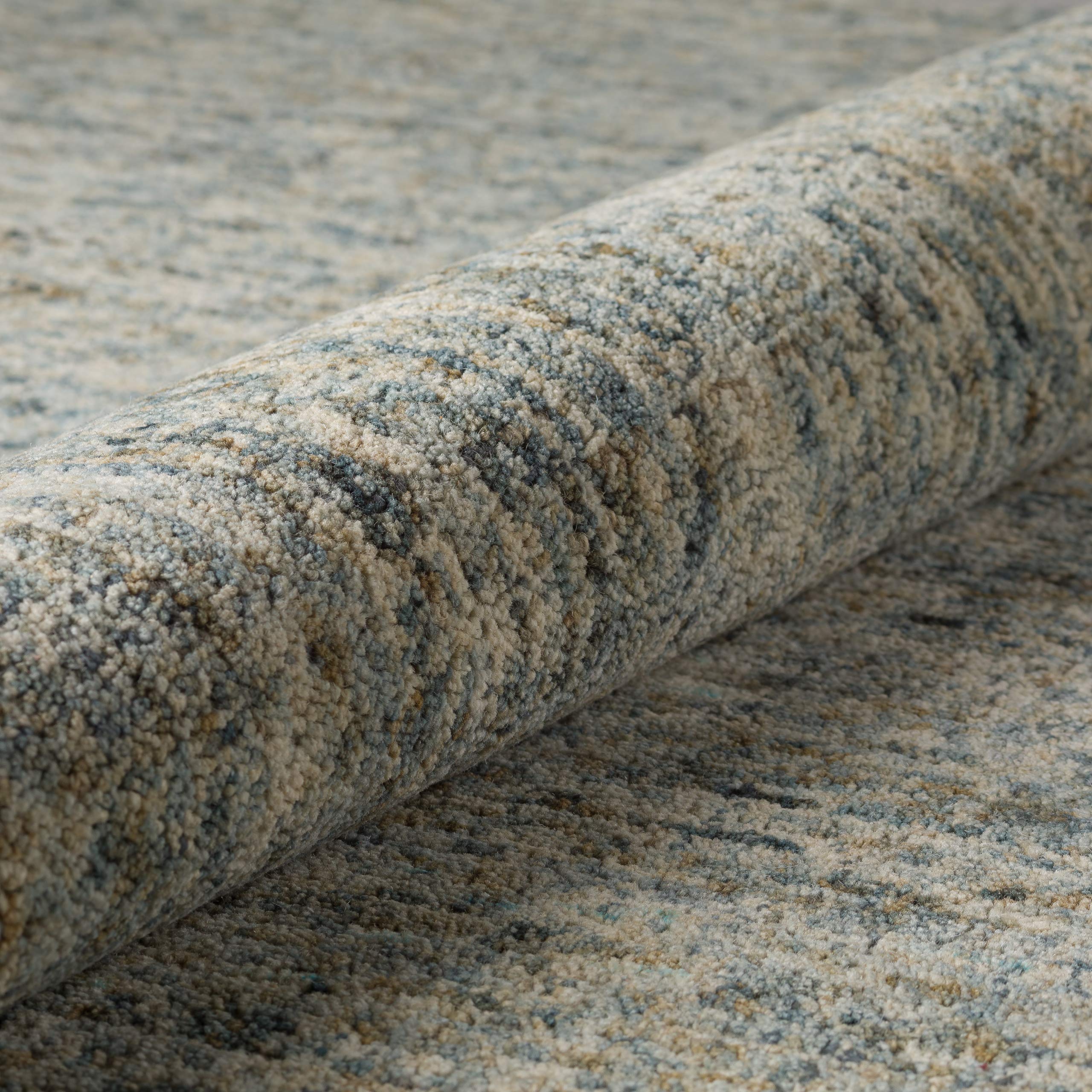Addison Rugs Eastman Blue 5' x 7'6' Rectangle Soft Area Rug - Easy Clean, Non-Shedding, Stain Resistant - Perfect for Bedroom, Living Room, Dining Room, Kitchen & Entryway - Cozy Home Decor & Floor Protection