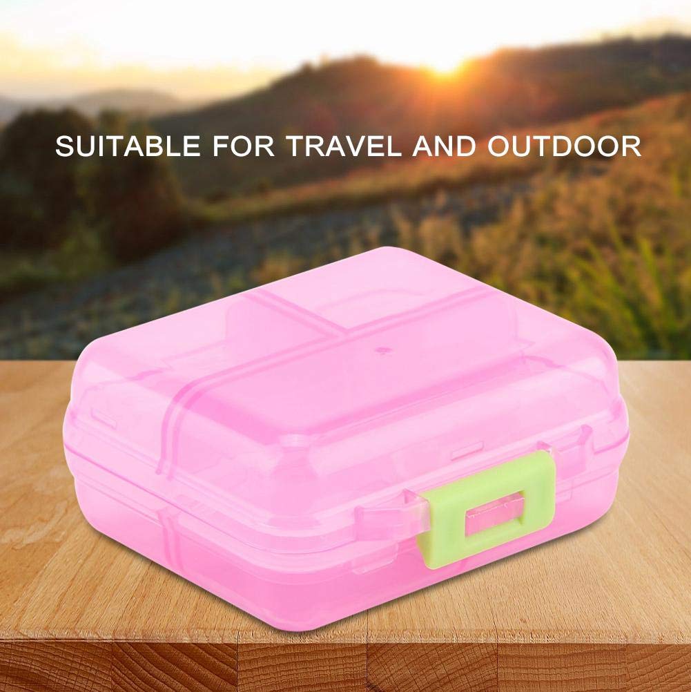 7-Day Weekly Pill Organizer with 7 Compartments - Portable Foldable Medicine Storage Box for Pills, Vitamins & Supplements - Perfect for Travel, Home & Daily Medication Management