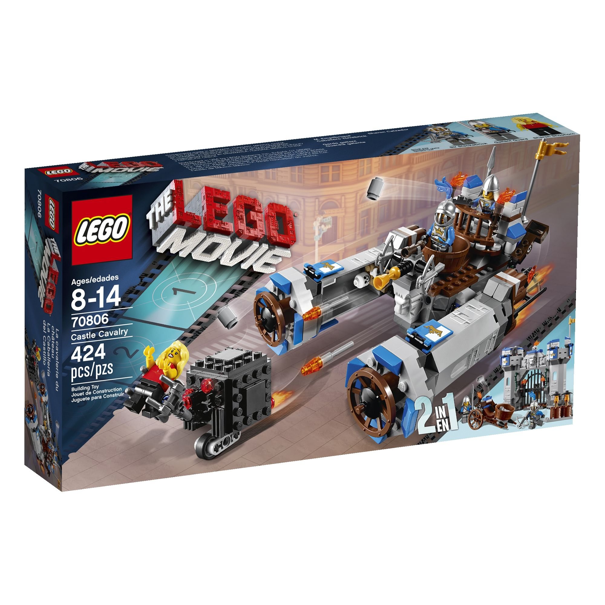 LEGO 70806 Movie Castle Cavalry Building Set – Creative Construction Toy for Kids & Adults – Perfect for Play, Display & Collecting – Great Gift for LEGO Fans & Movie Enthusiasts