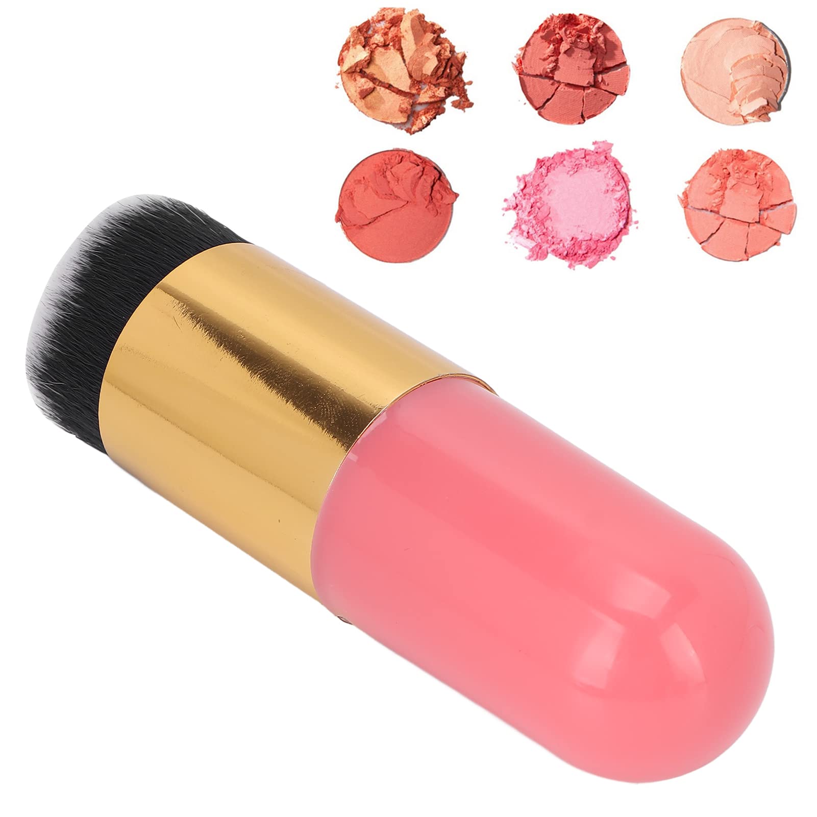 Liquid Foundation Brush - Pink Gold for Flawless Makeup & Blending