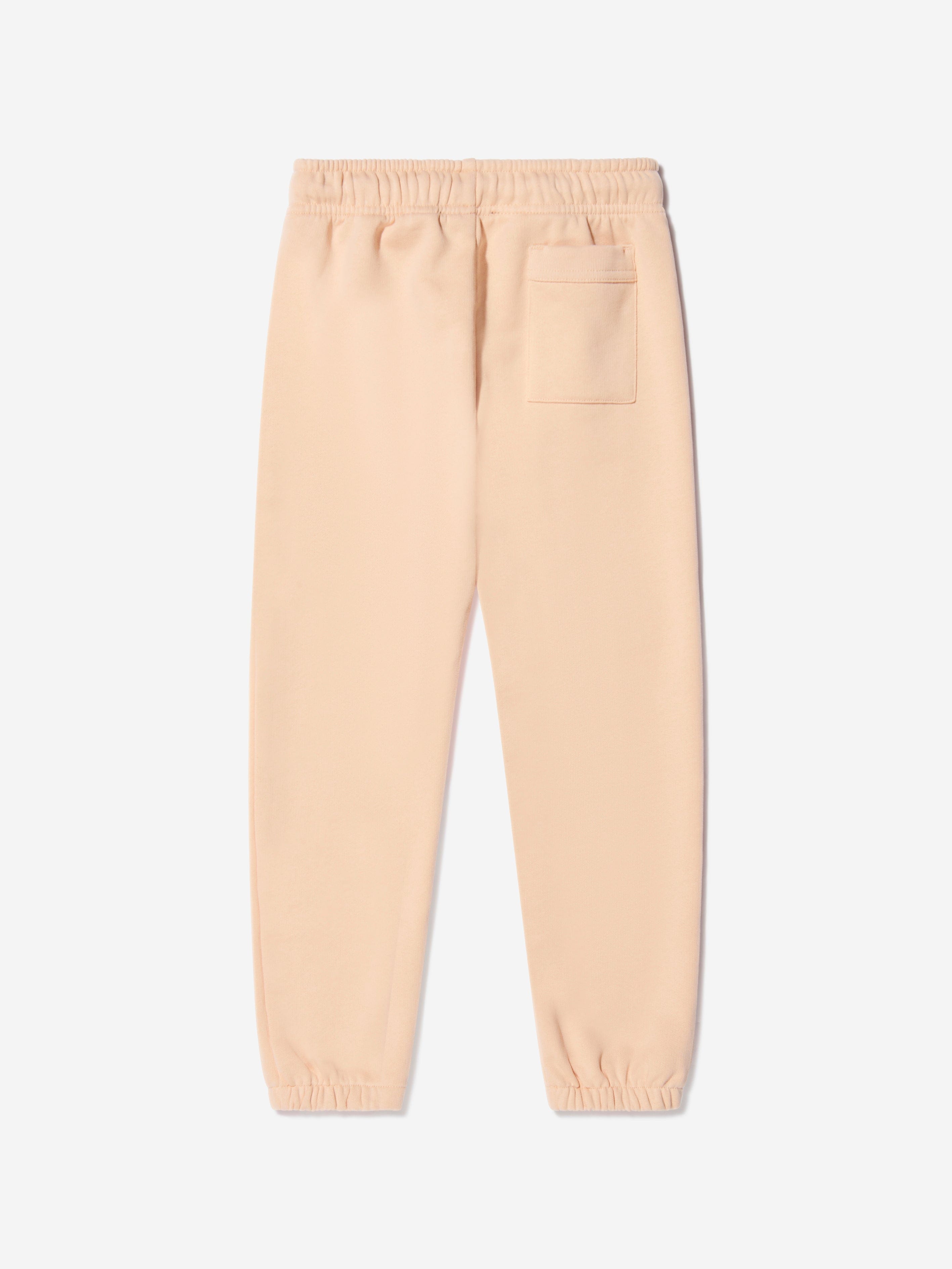 Acne Studios Kids Face Patch Joggers - Pink Cotton Jogging Pants for Boys & Girls | Perfect for Playdates, School & Casual Outfits