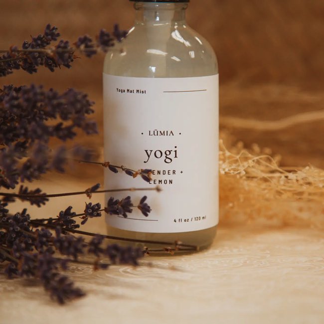 Lumia Botanicals Yoga Mat Mist - Natural Spray for Yoga Mats | Yogi Essential for Cleaning & Refreshing | Perfect for Home, Studio & Travel Use