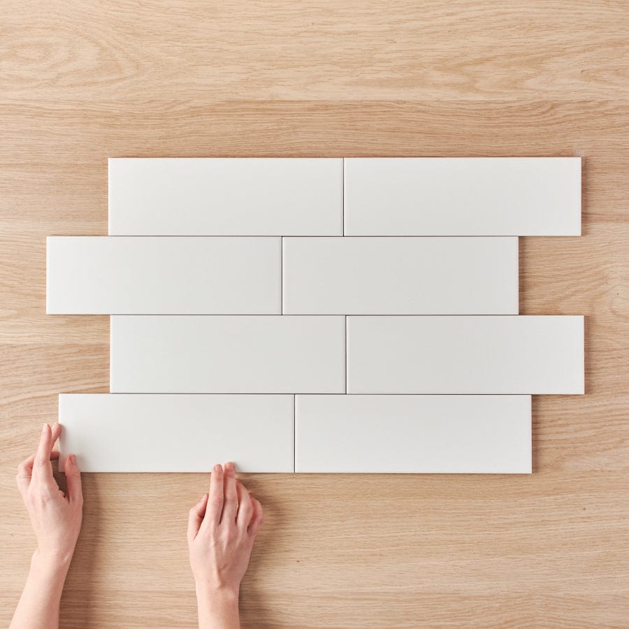 Premium Matte White Ceramic Tile - Jindabyne Collection | Durable & Stylish for Kitchen Backsplash, Bathroom Walls & Flooring