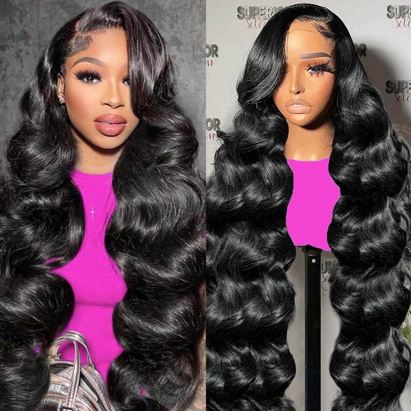 Eullair Body Wave Wigs 9x6 Parting Human Hair Lace Front Wigs - Glueless, Pre Plucked, Pre Cut, No Knots - Natural Look for Women | Perfect for Daily Wear, Parties & Special Occasions