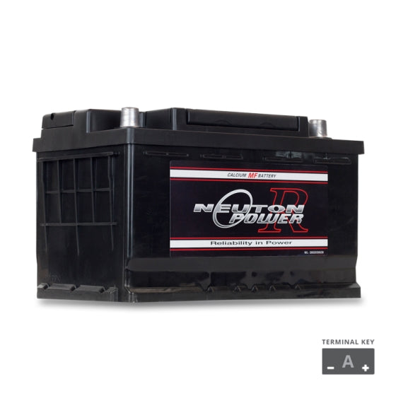Neuton Power DIN63 Maintenance Free European Automotive Battery - High-Performance Car Battery for BMW, Mercedes, Audi - Ideal for Cold Weather & Long Drives