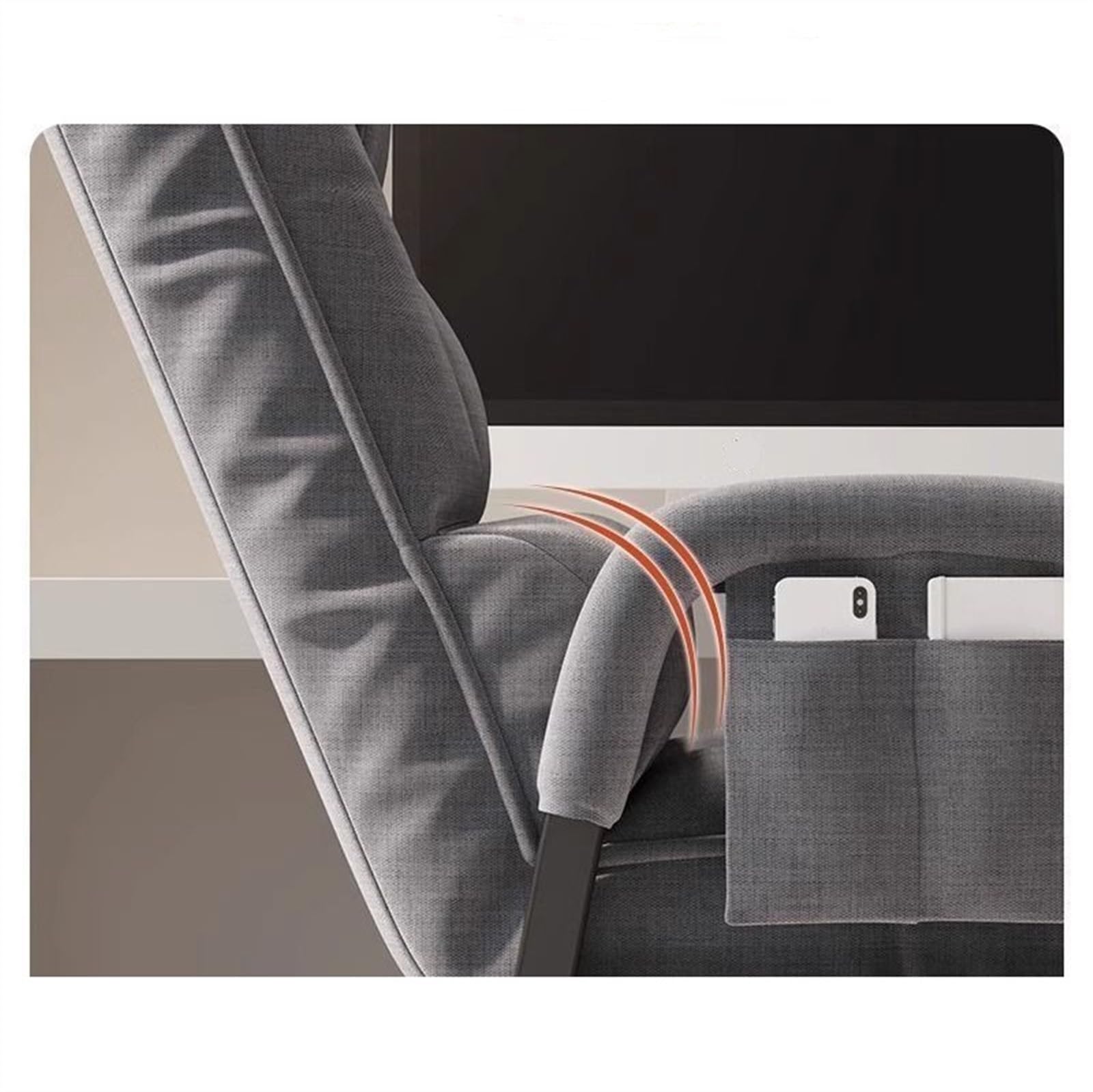 Ergonomic Office Chair with Cloth Seat - Comfortable Desk Chair for Reception, Meeting, Conference, Waiting Room & Home Office - Yellow (Perfect for Long Work Hours & Professional Settings)