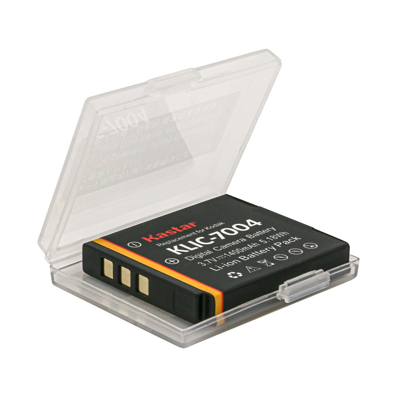 Kastar 1-Pack Replacement Battery for Kodak KLIC-7004 K7004 - Compatible with Kodak K7700 Charger, PLAYSPORT, PLAYTOUCH, PlayFull Dual, Zi8, Zi10, Zi12, Zx3 & EasyShare V1273 Digital Cameras - Perfect for Travel Photography & Outdoor Adventures