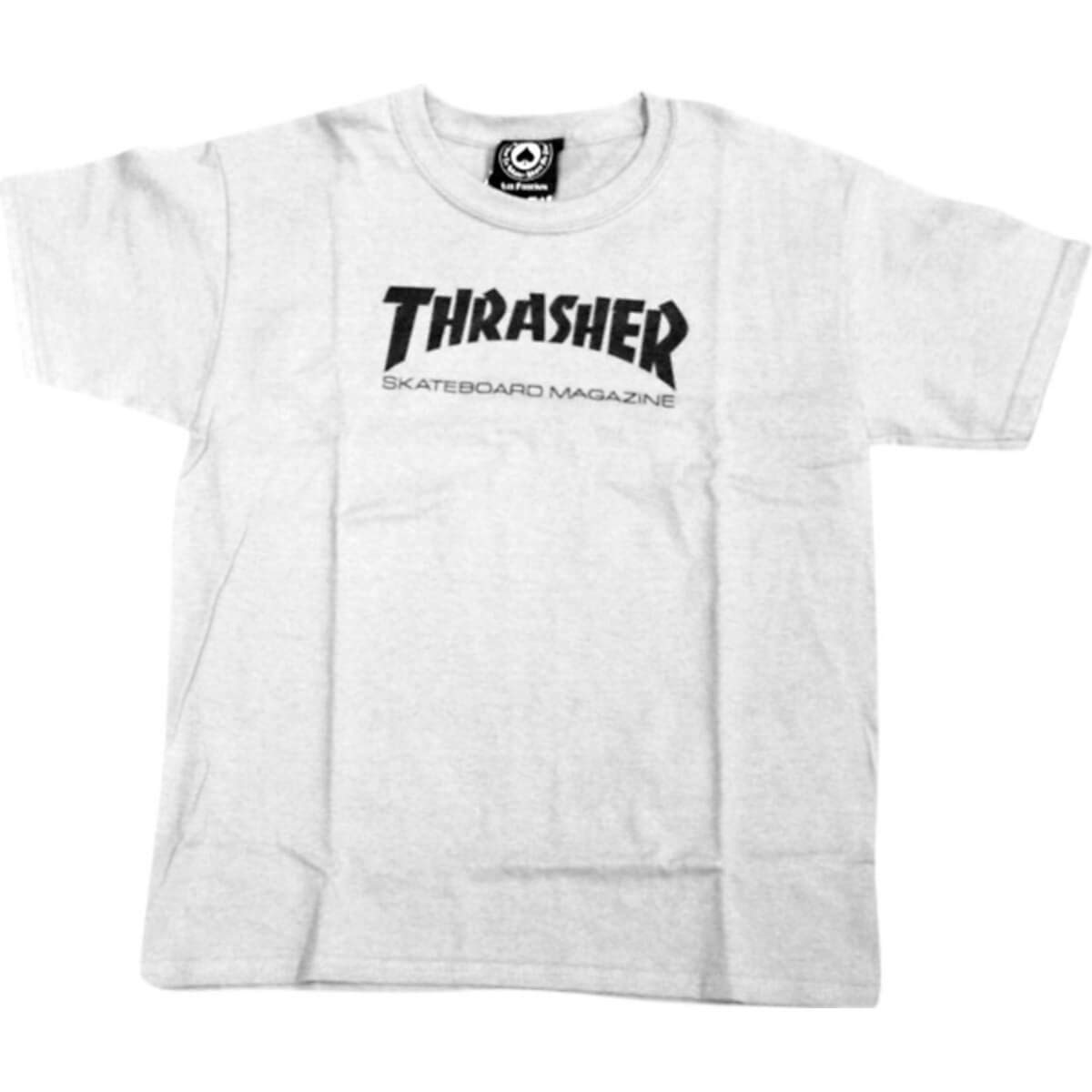 Thrasher Magazine Logo Red Youth T-Shirt - Skateboard Streetwear for Boys & Girls - Perfect for Skateboarding, Concerts, and Casual Wear