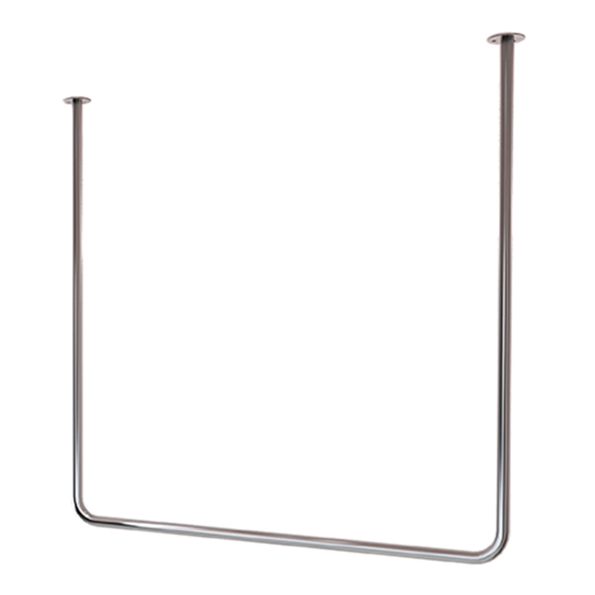 Heavy-Duty Wall Mounted Clothing Rack - 150x100cm Silver Garment Display Stand for Stores & Bridal Shops | Strong Load-Bearing Clothes Rail with Anti-Deformation Design | Perfect for Retail Spaces, Boutiques and Home Closet Organization