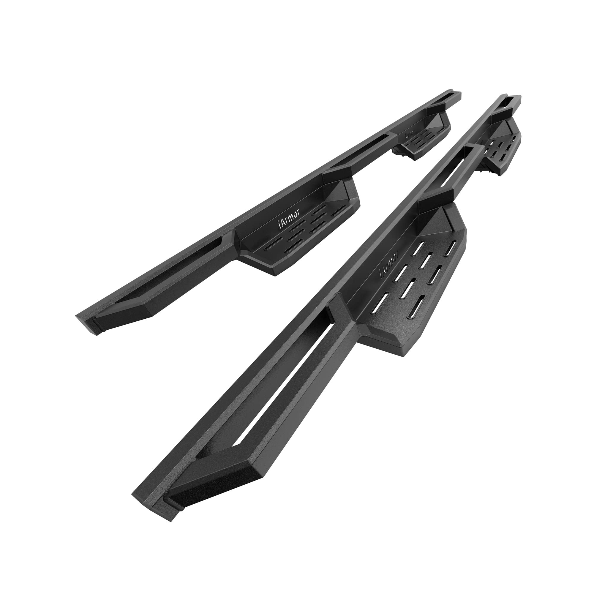 HD Ridez Pocket Drop Steps Armor Compatible with Chevy Silverado & GMC Sierra 1500 2019-2025, 2500/3500 2020-2025 - Heavy Duty Running Boards for Extended Cab Trucks - Off-Road Protection & Easy Entry