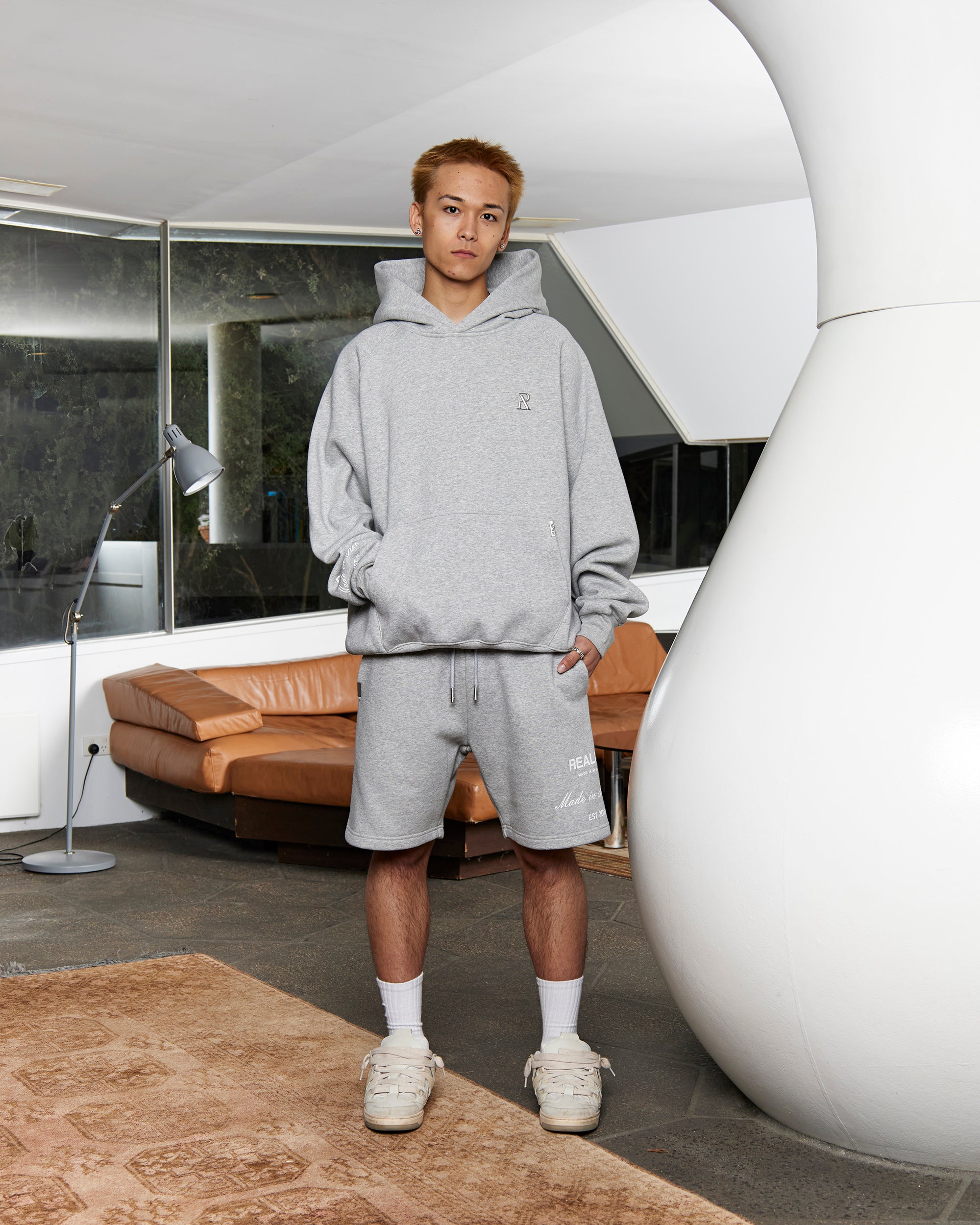 SSS Realism Radiant Hoodie - Grey Marle | Soft & Stylish Pullover for Men & Women | Perfect for Casual Wear, Gym & Outdoor Activities