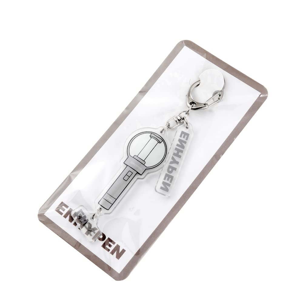 ENHYPEN Kpop Keychain - Official ENGENE Fan Merchandise | Cute Pendant Keyring for Backpacks, School Bags & Accessories | Perfect Kpop Gift for Fans | Use for Keys, Purse Charms & Fan Collection Decor