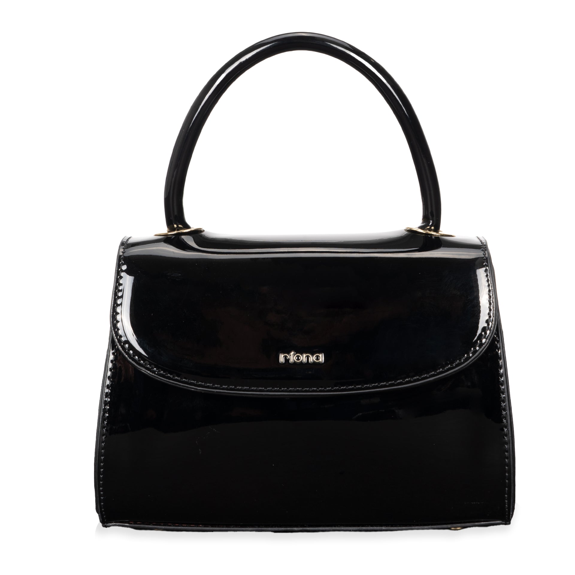 Riona Luna RFID Blocking Mini Top Handle Crossbody Bag for Women - Anti-Theft Small Purse for Travel, Shopping & Everyday Use