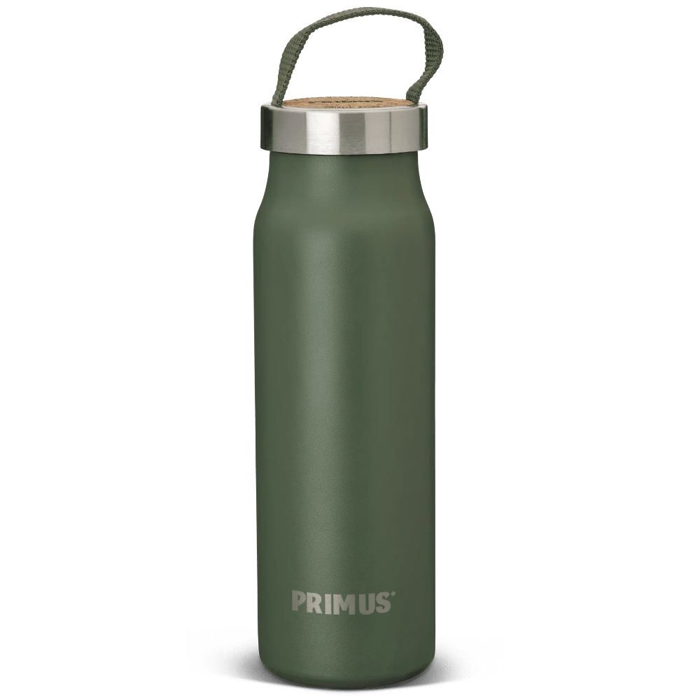 Primus Klunken Vacuum Insulated Stainless Steel Water Bottle - 20oz Leakproof Thermos for Hiking, Camping & Outdoor Adventures