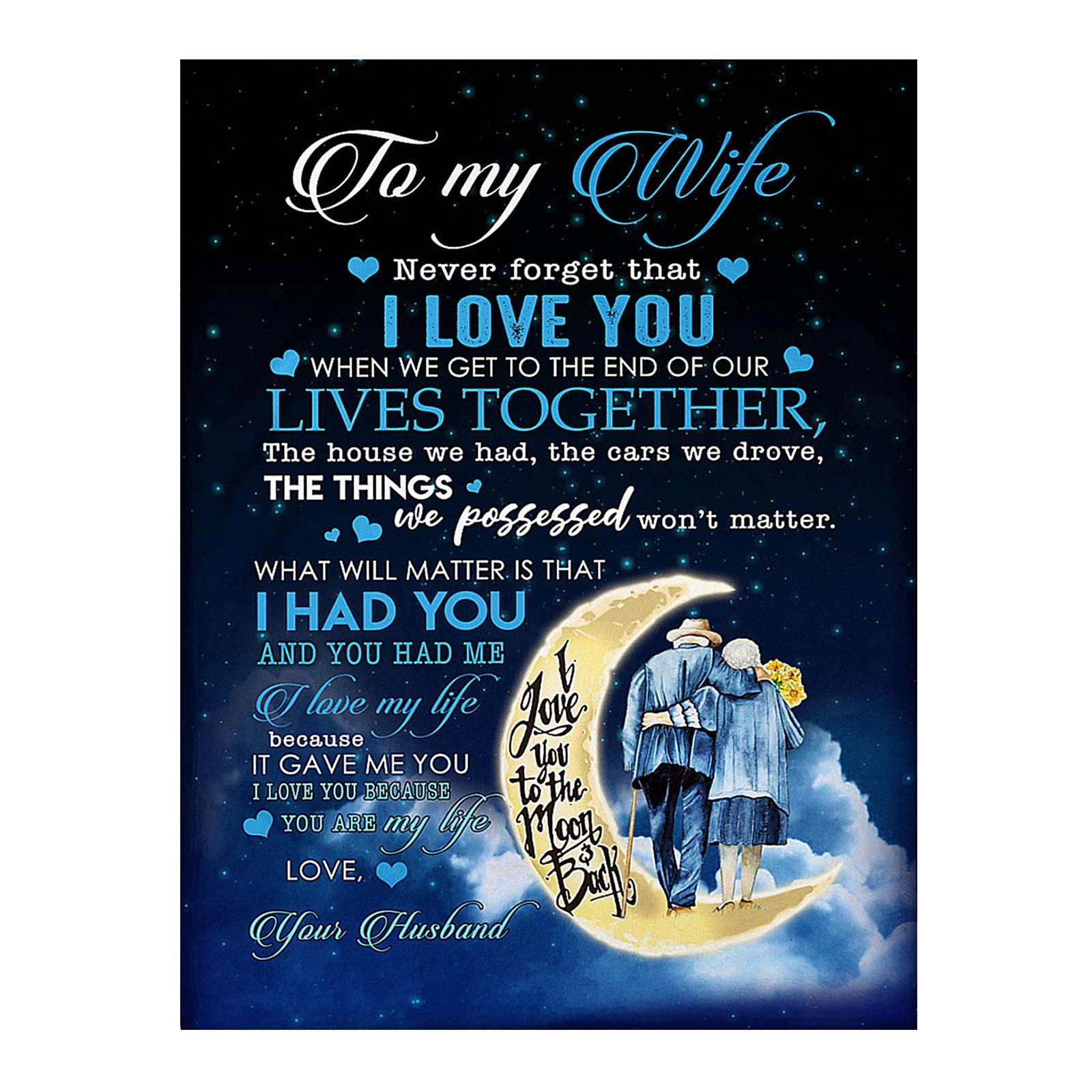 Cozy Family Wrap Blanket - Soft Letter Print Throw Blanket for Friends & Loved Ones | Perfect Gift for Home, Movie Nights & Outdoor Adventures