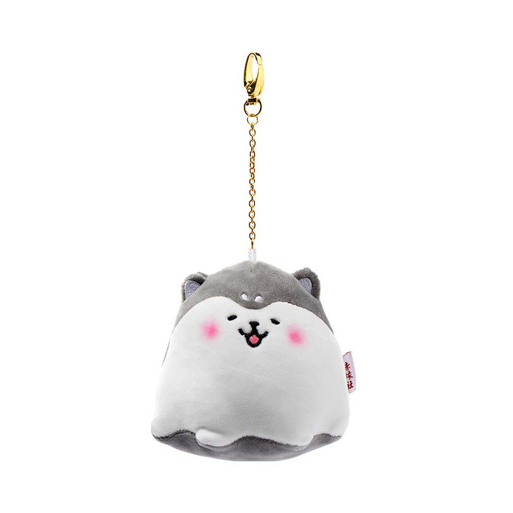 Cute Plush Dog Stuffed Animal Keychain - Adorable Puppy Keyring Pendant for Bags, Car Keys & Backpacks | Perfect Gift for Dog Lovers (Shiba Inu Design) - Home Decor, Office Accessory & Travel Companion