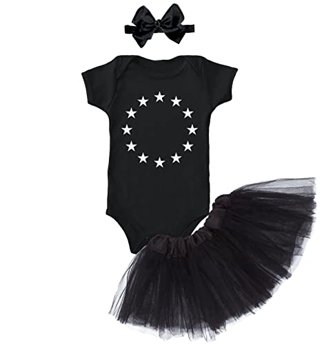 Circle of Stars - Black Bodysuit / Black Tutu