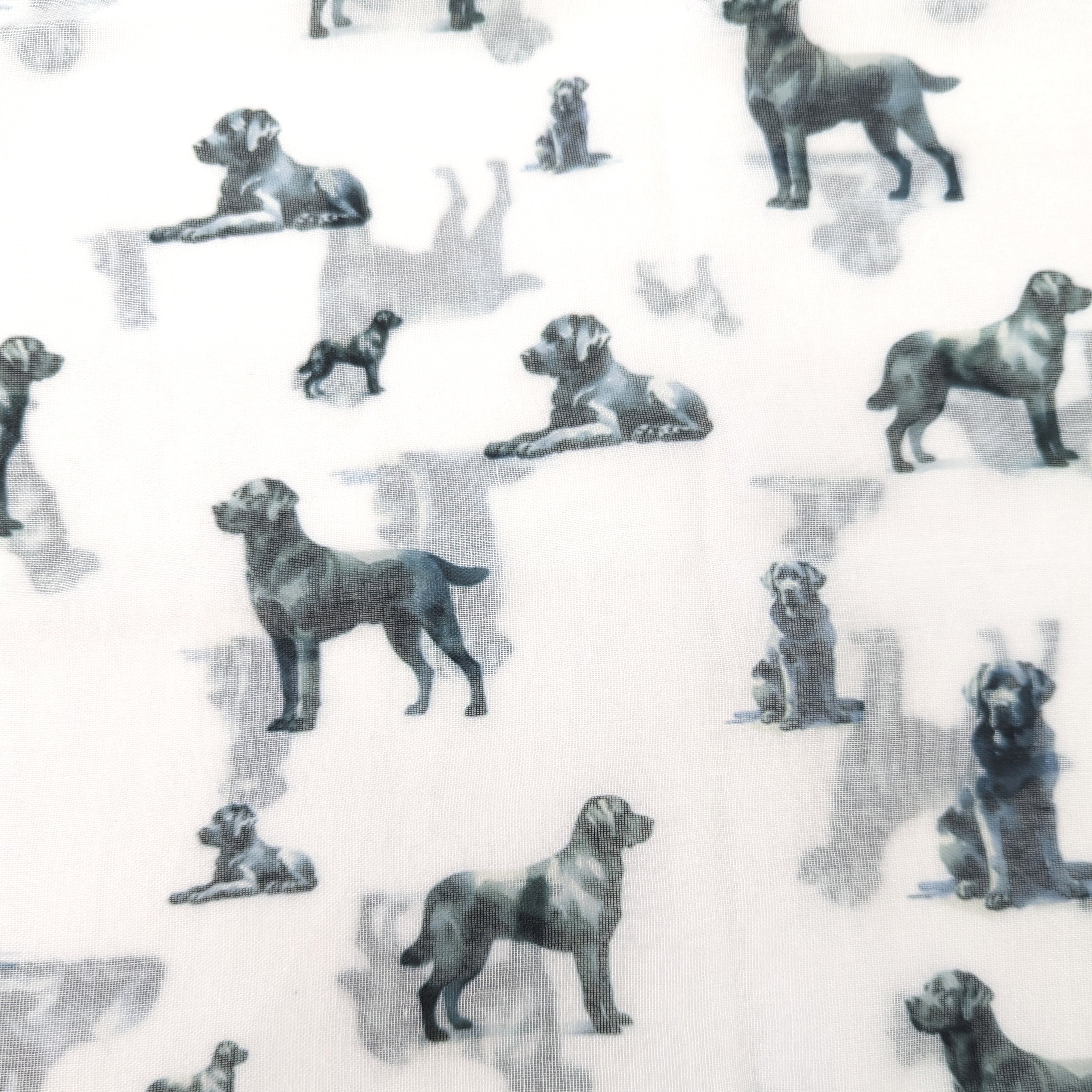 Dapper Dog Scarf - White (50x180cm) | Stylish Pet Fashion Accessory for Small & Medium Dogs | Perfect for Winter Walks, Photo Shoots & Special Occasions
