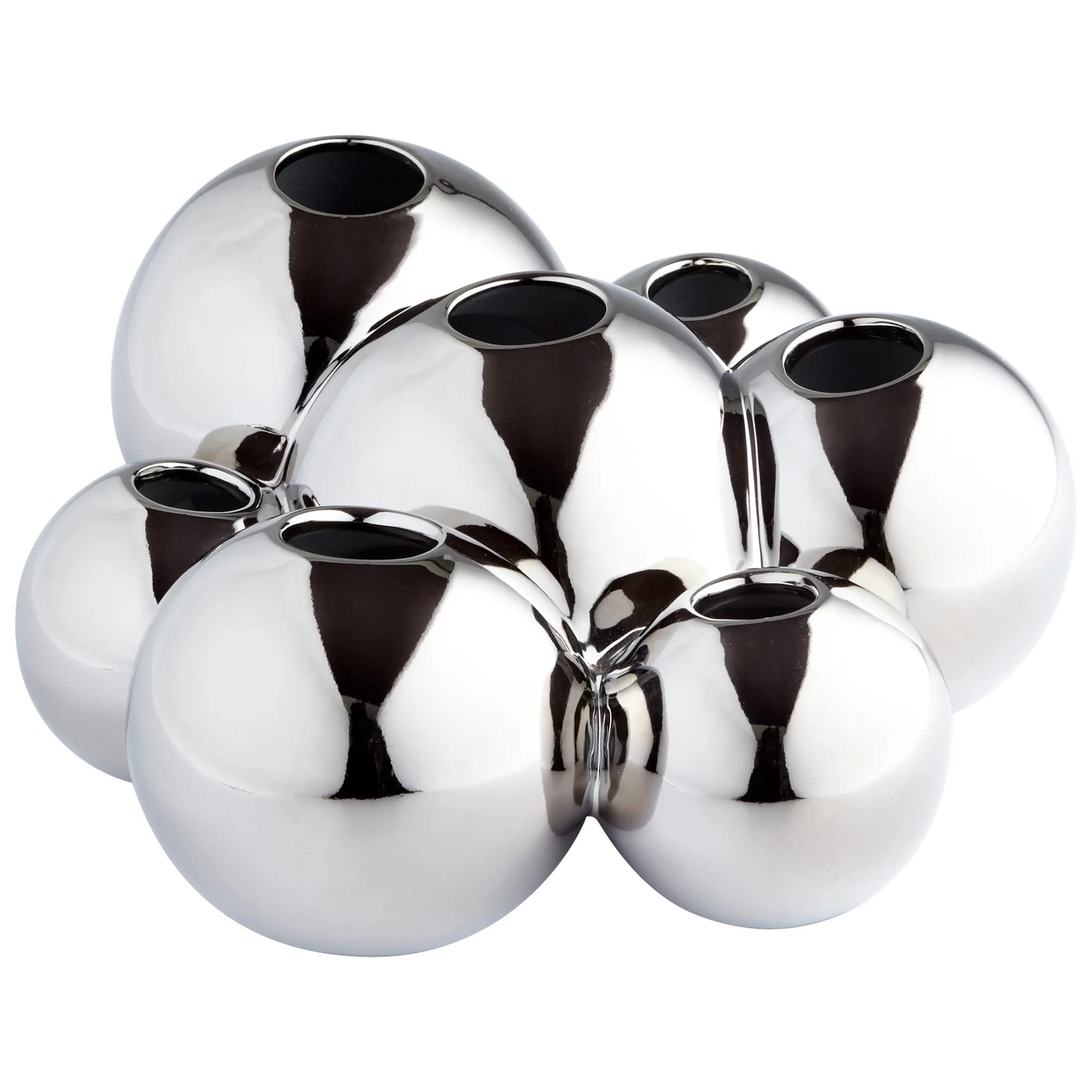 Cyan Design 06026 Bubbles Vase - Modern Glass Decorative Vase for Home Decor, Wedding Centerpiece, and Floral Arrangements