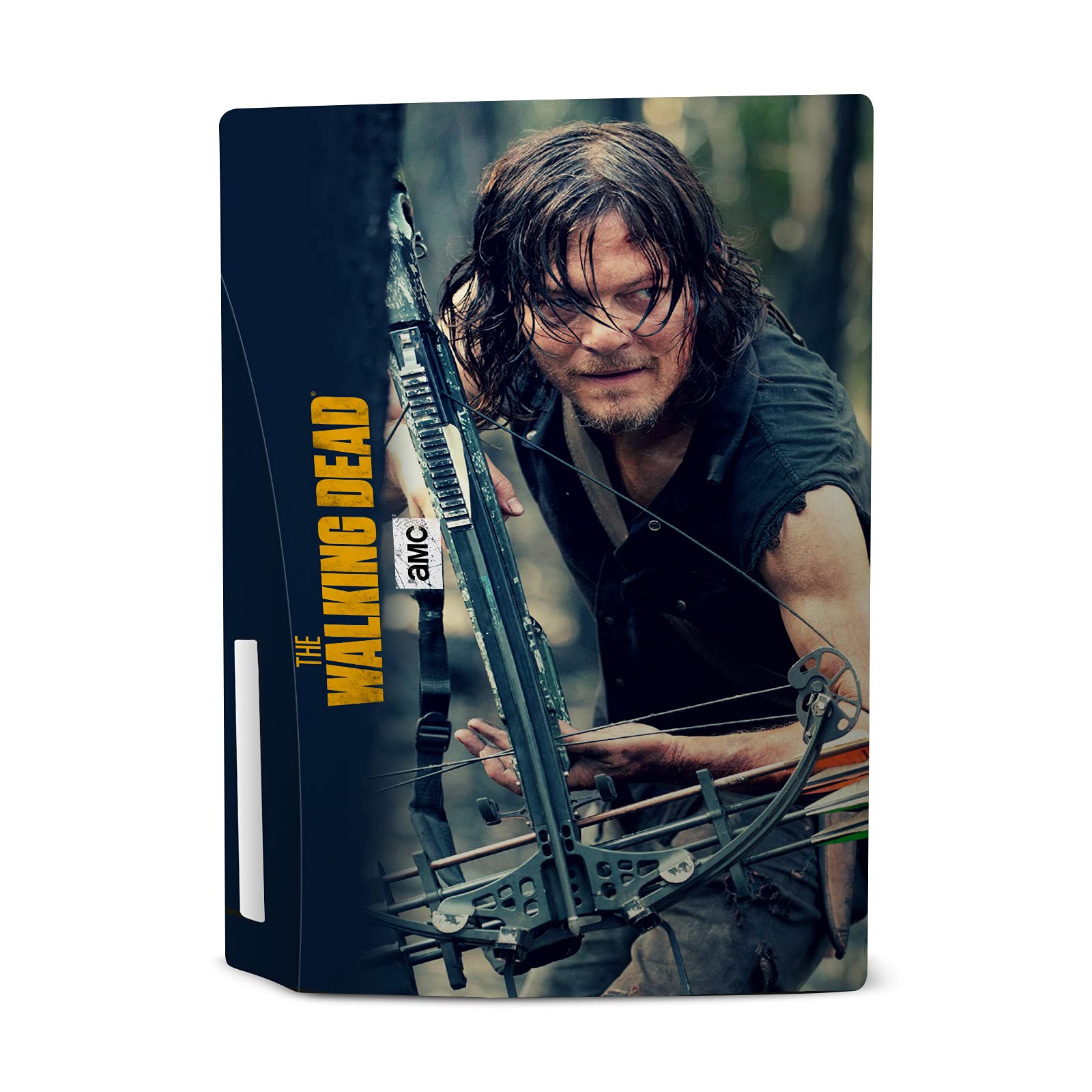 PS5 Disc Edition Matte Vinyl Skin - Daryl Dixon Design for Gaming & Protection