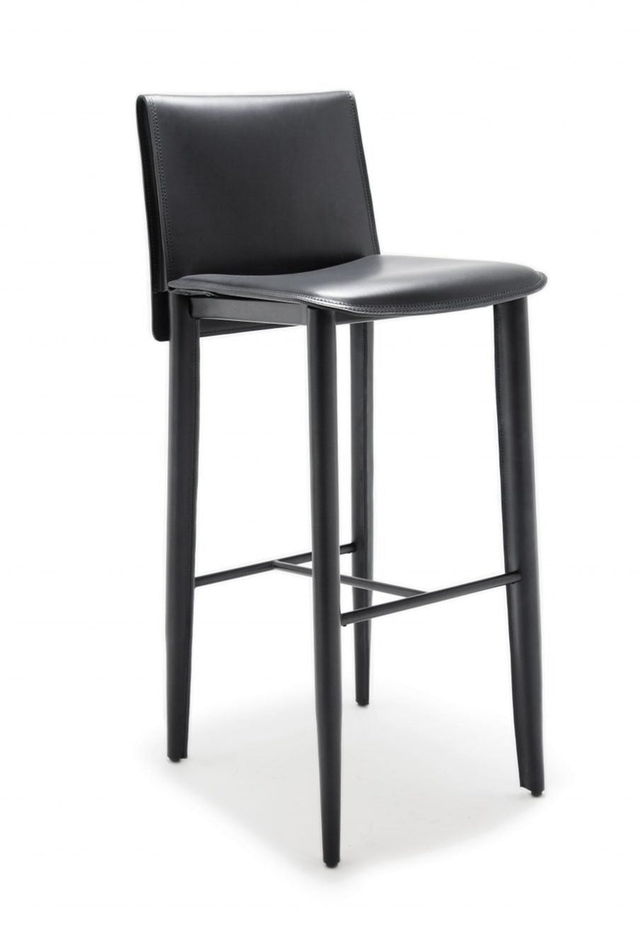 Fasem Relaix Bar Stool - Modern Adjustable Height Kitchen Island Stool with Backrest - Perfect for Home Bars, Breakfast Nooks & Small Space Dining