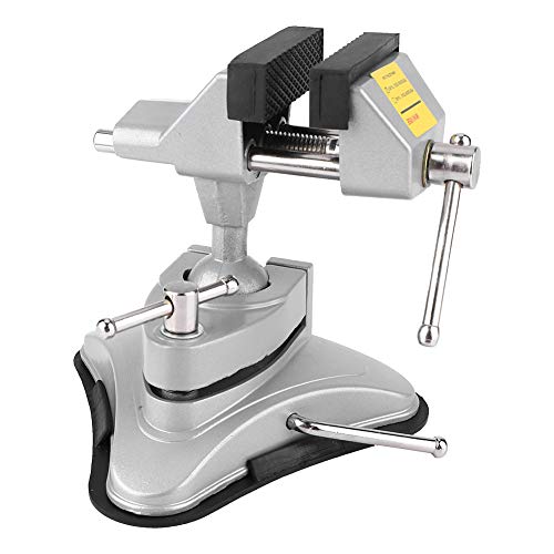 Heavy Duty Swivel Vise Table Clamp - 360° Rotating Bench Vise for Workbench, Woodworking, Metalworking & DIY Projects - Perfect for Home Garage, Workshop & Crafting