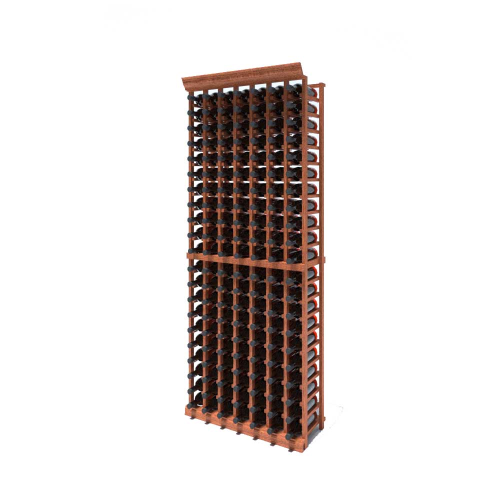 7 Column 147 Bottle 7ft Wine Rack Kit - Sturdy Metal Wine Storage Organizer for Home, Bar, Restaurant & Cellar - Perfect for Wine Collection & Display