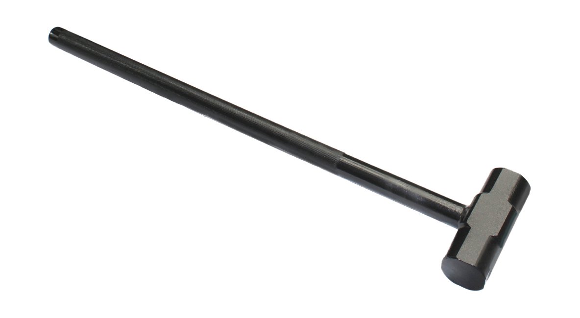 Apollo Athletics Fitness Hammer - 15LB Rubber Coated Workout Sledgehammer for Strength Training, CrossFit, and Outdoor Fitness - Perfect for Tire Flips, Cardio, and Functional Training