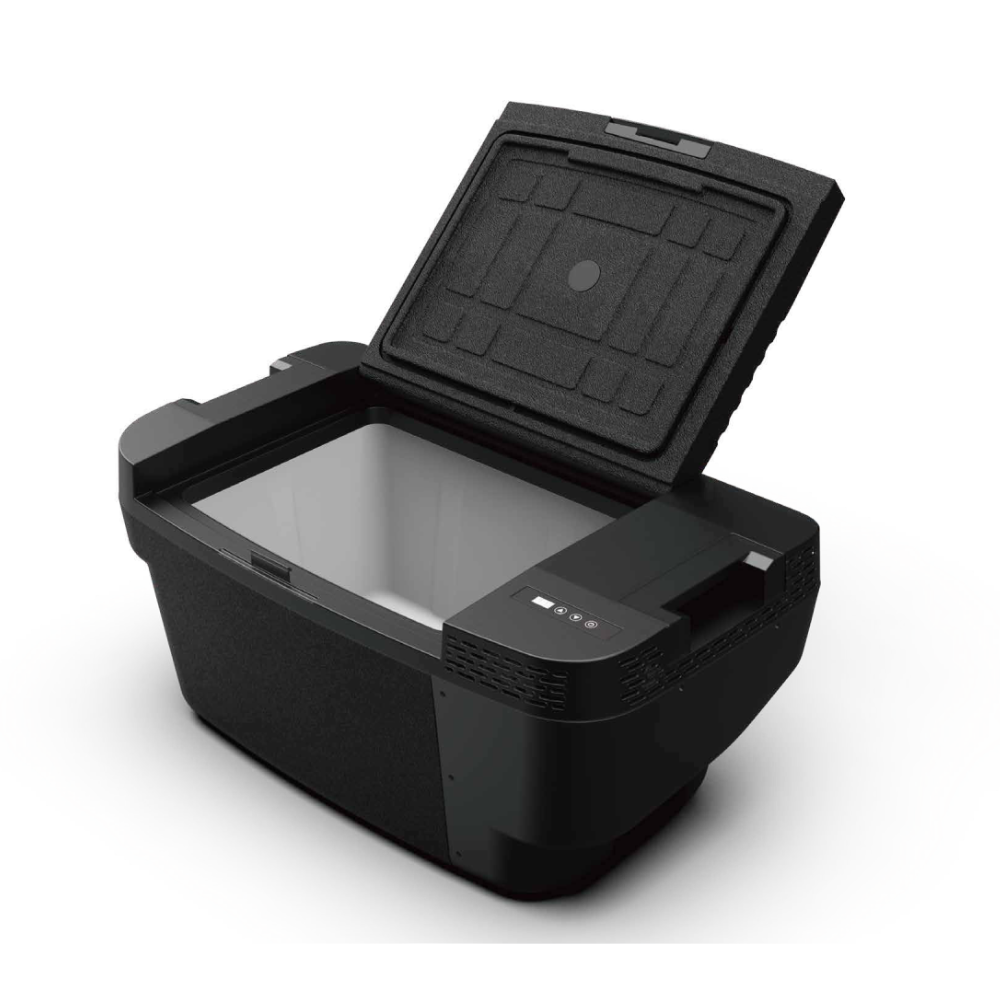 Alpicool TSL35 Portable Car Refrigerator for Tesla Model Y - 12V/24V DC & 110V AC, 35L Compact Freezer for Road Trips, Camping, and Outdoor Adventures