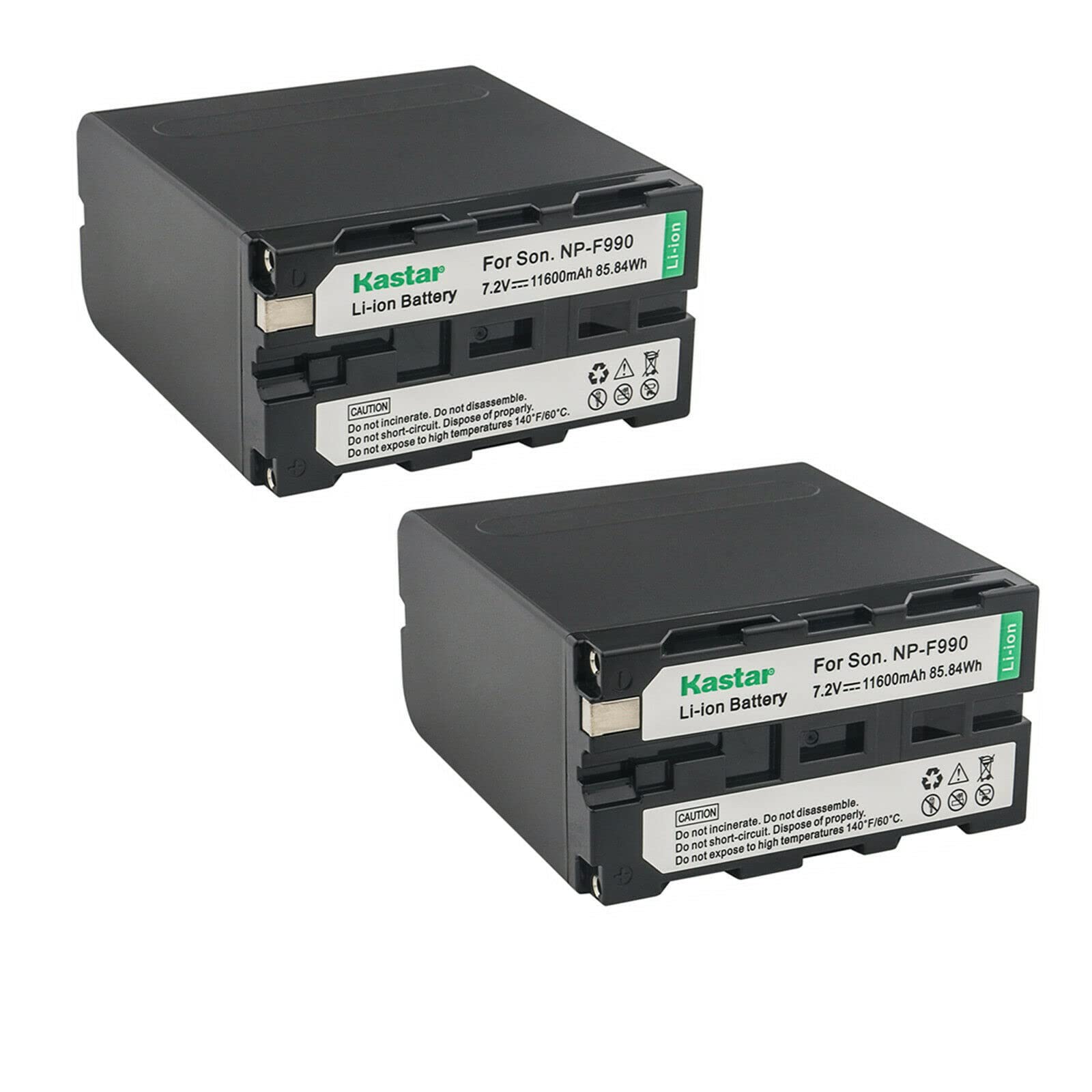 Kastar NP-F990 Battery 2-Pack for Sound Devices MixPre & 663 - Power for Field Recording