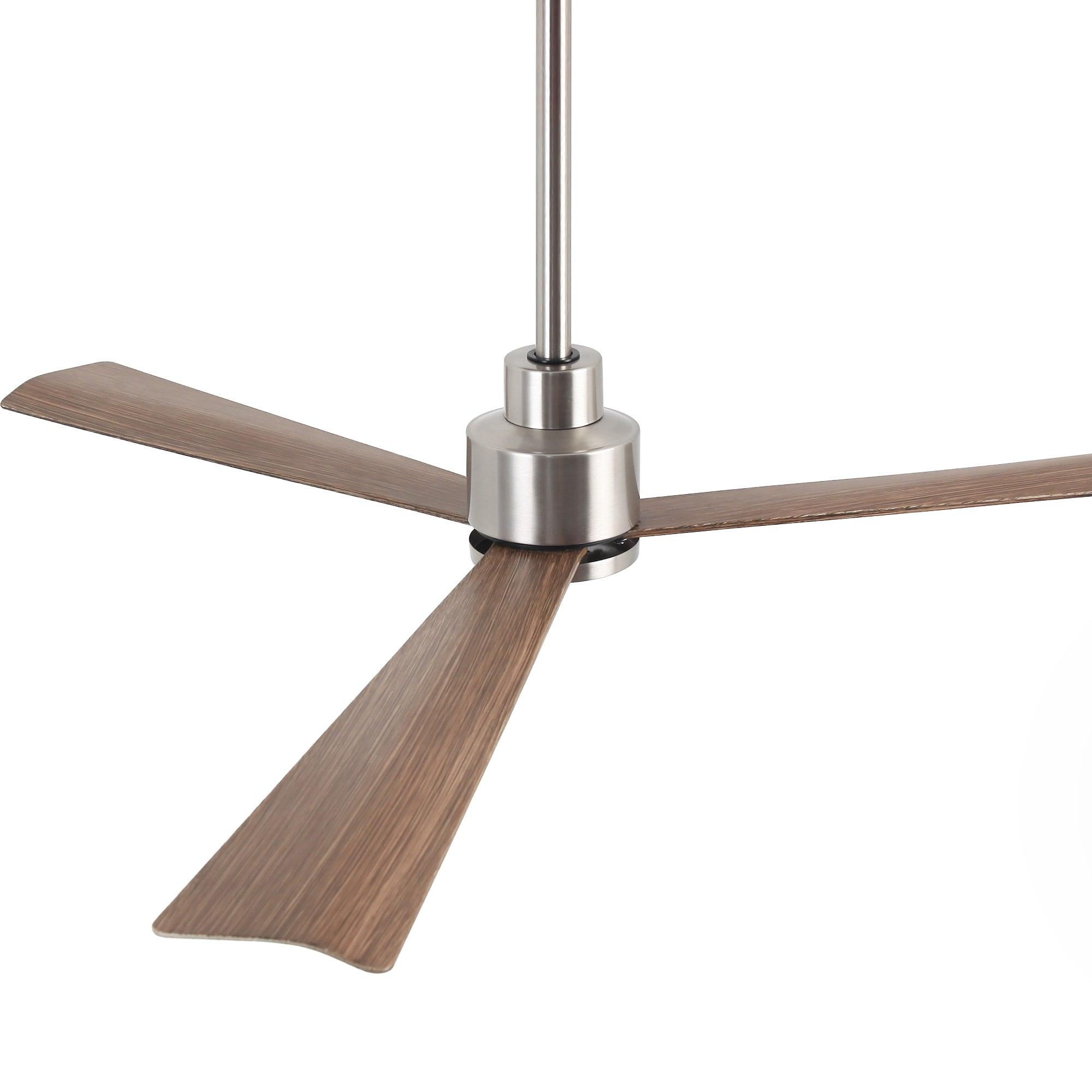 52 Inch Esther 3-Blade Modern Ceiling Fan with Remote Control - Downrod Mount, Quiet Operation, Energy Efficient - Perfect for Living Room, Bedroom, and Office Spaces