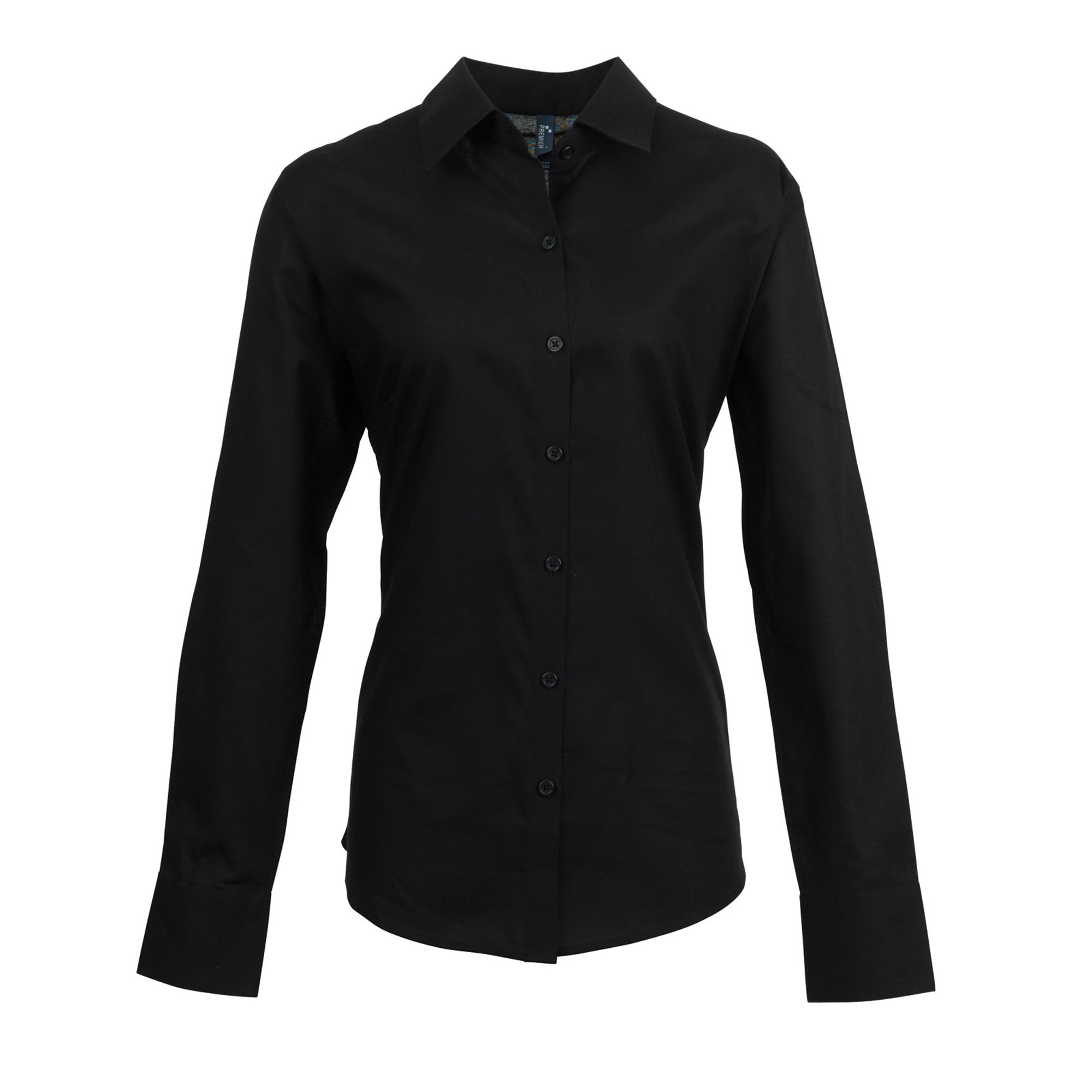 Premium Women's Signature Oxford Long Sleeve Work Shirt - Professional Office Wear & Business Casual Attire for Ladies
