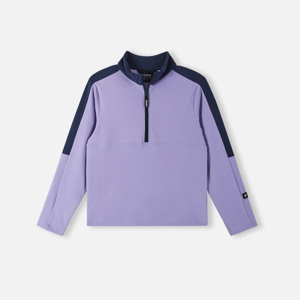 Reima Laduille Mid Layer Jacket for Women - Lightweight Fleece Insulation, Lilac Amethyst Color - Perfect for Hiking, Camping & Outdoor Activities