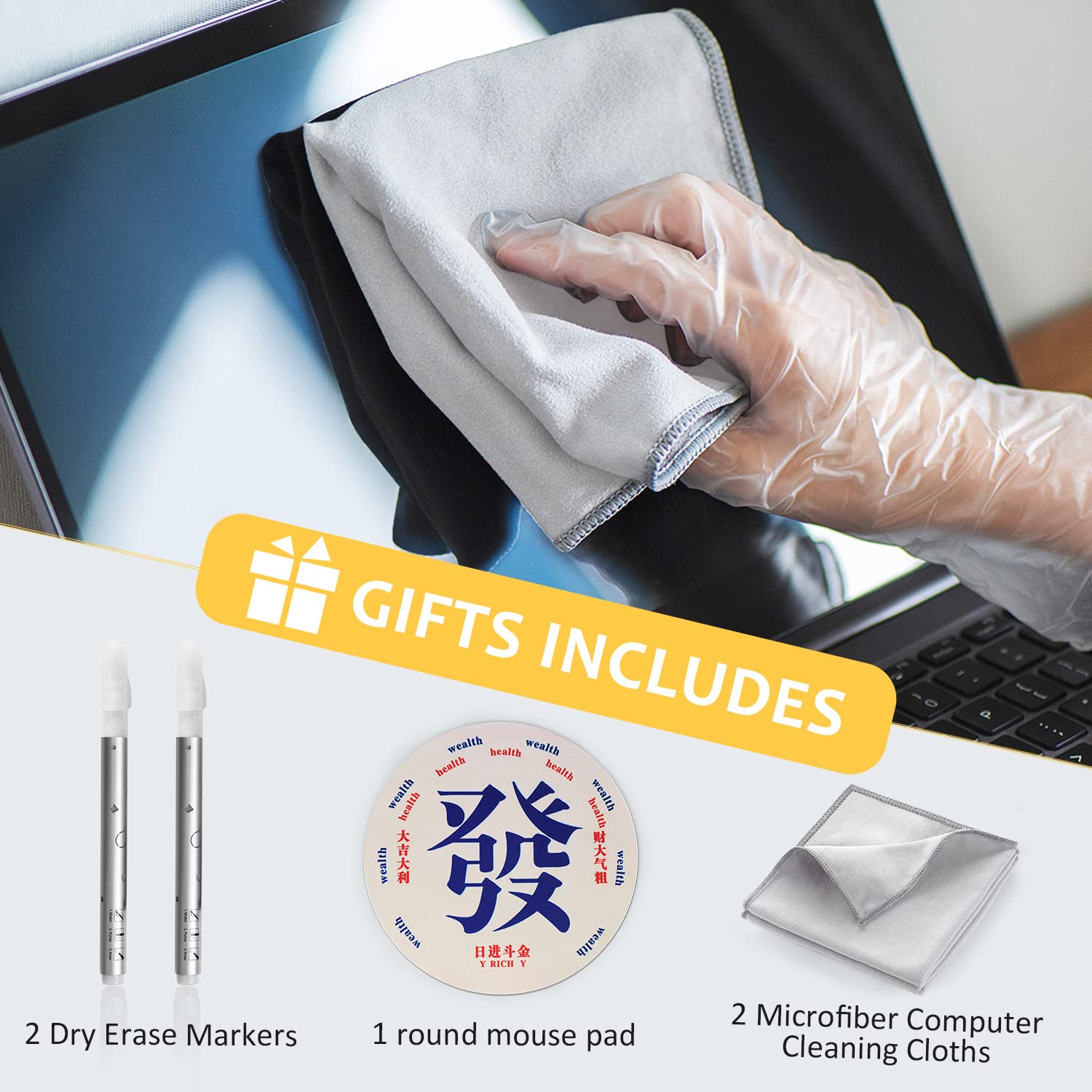 Magnetic Dry Erase Desk Mat 31.5