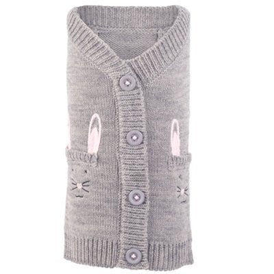 Cute Bunny Cardigan for Women - Soft Knit Sweater with Bunny Ears Hood - Perfect for Casual Wear, Cosplay & Winter Fashion