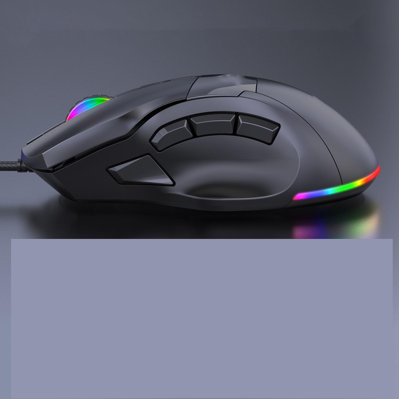 Ciciglow Wired Gaming Mouse with 12000DPI & RGB Backlight - USB Computer Mouse for PC, Laptop, Gaming - 9 Programmable Buttons for Office, Home & Esports | Perfect for FPS, MOBA & Work Tasks