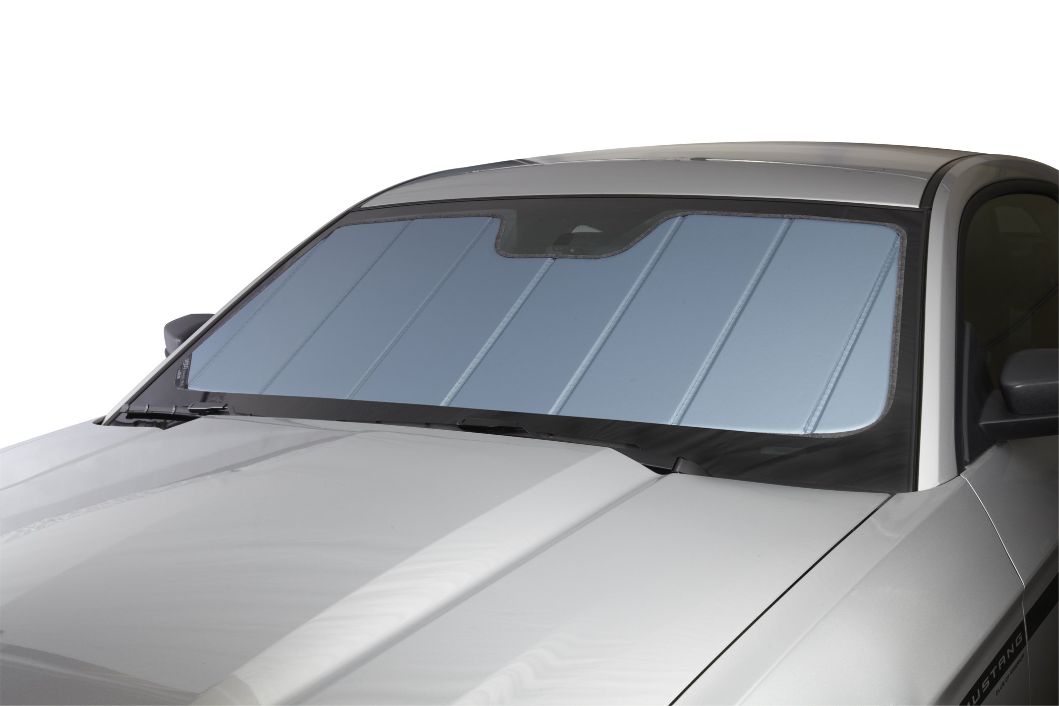 Covercraft UVS100 Custom Sunscreen for 2022-2025 Honda Civic Hatchback & Sedan - Blue Metallic UV Protection Car Sunshade | Perfect for Summer Parking & Heat Protection