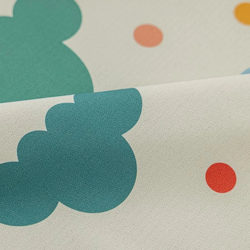 Whimsical Cloud Dreams Custom Nursery Room Curtains - Soft Blackout Window Drapes for Baby's Room Decor & Nursery Theme Ideas