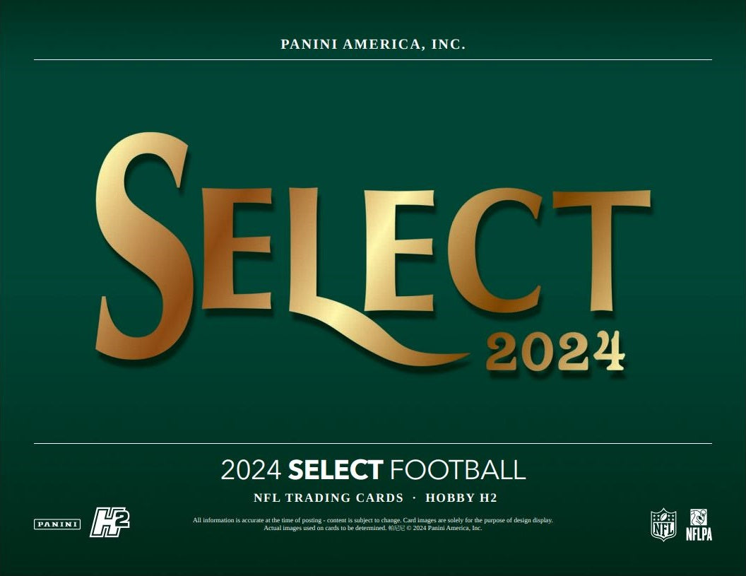 2024 Panini Select Football H2 Box - Premium Trading Cards Collection for NFL Fans - Perfect for Collectors, Investments & Fantasy Sports Enthusiasts