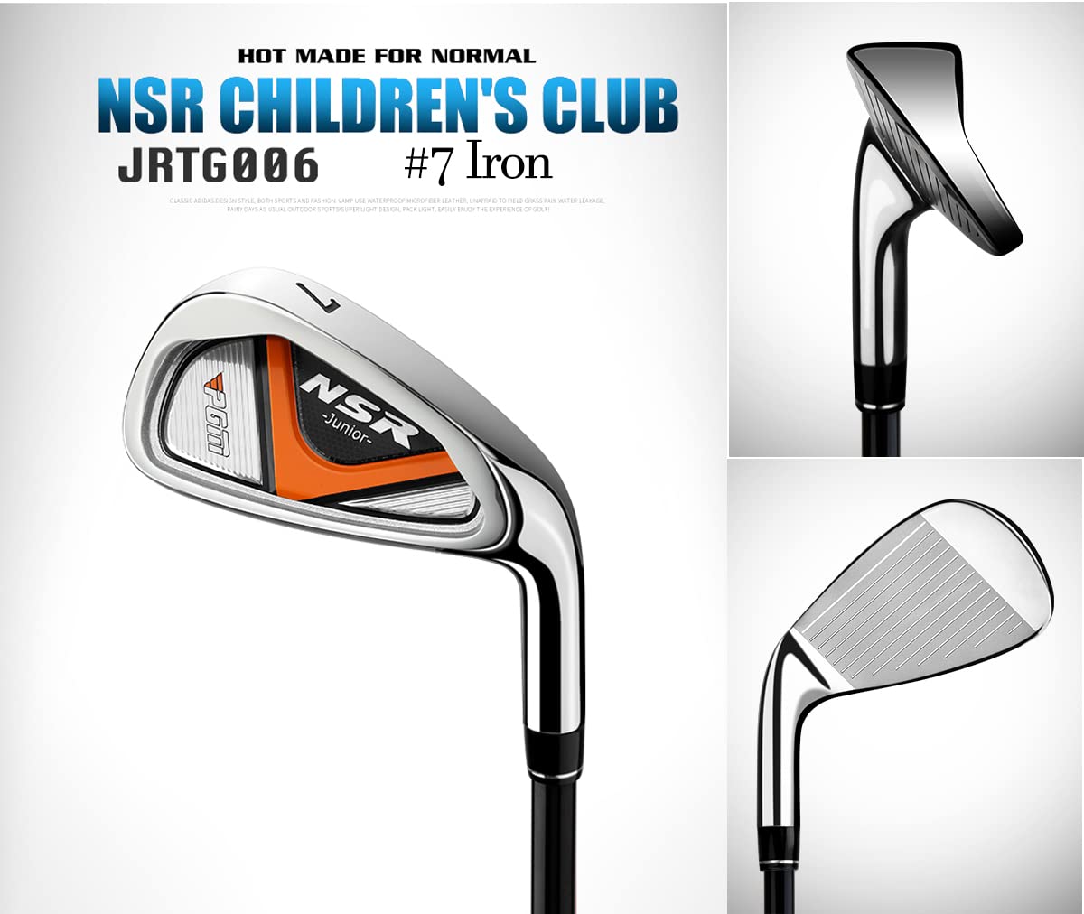 PGM Junior Golf Club Set for Kids - 6-Piece Right-Handed Youth Golf Clubs with Driver, Hybrid, 7 & 9 Irons, Wedge, Putter & Stand Bag (Includes 2 Headcovers) - Perfect for Boys & Girls Learning Golf at Driving Range or Course