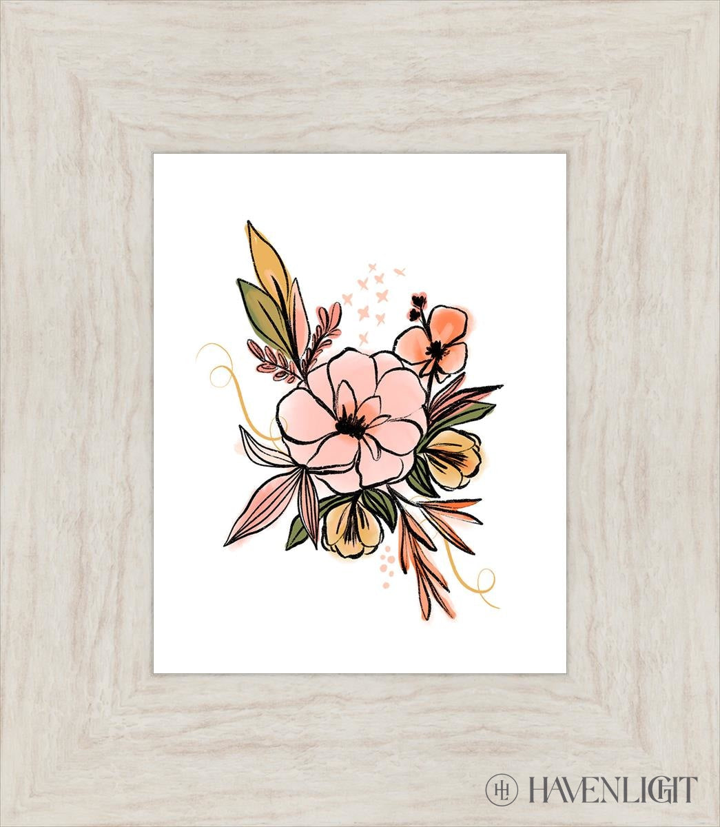Flowers 1 By Rhonna Farrer - Beautiful Floral Art Print for Home Decor, Wall Art & Gift Ideas - Perfect for Living Room, Bedroom & Office Decorations