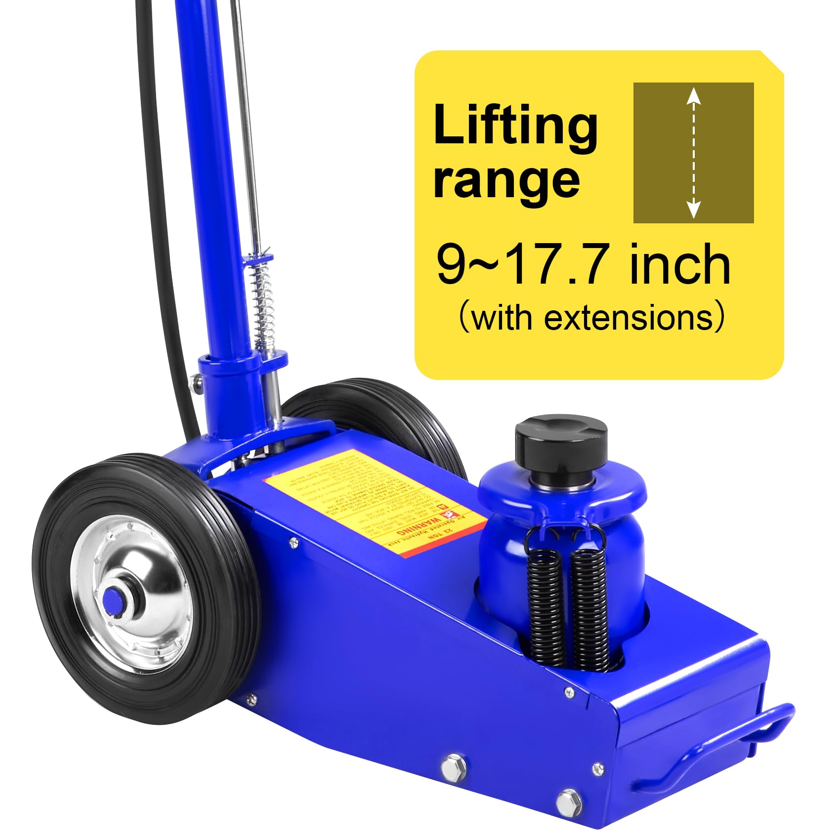 22 Ton Air Hydraulic Floor Jack - Heavy Duty Truck Lift Jack for Auto Repair & Maintenance - Perfect for Professional Mechanics & DIY Car Enthusiasts
