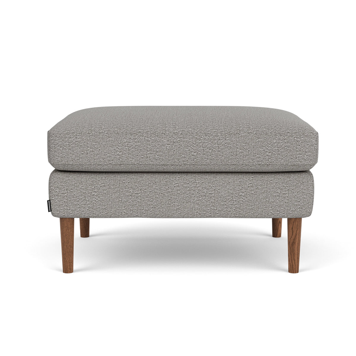 Astha Boucle Ottoman Stool - Round Tufted Pouf with Removable Cover, Modern Footrest for Living Room, Bedroom & Nursery - Soft and Stylish Home Decor Accent