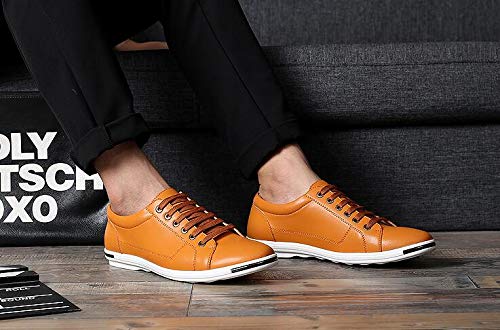 Stylish Men's Oxford Shoes - Comfortable Casual & Business Flats for Work, Office, and Formal Occasions